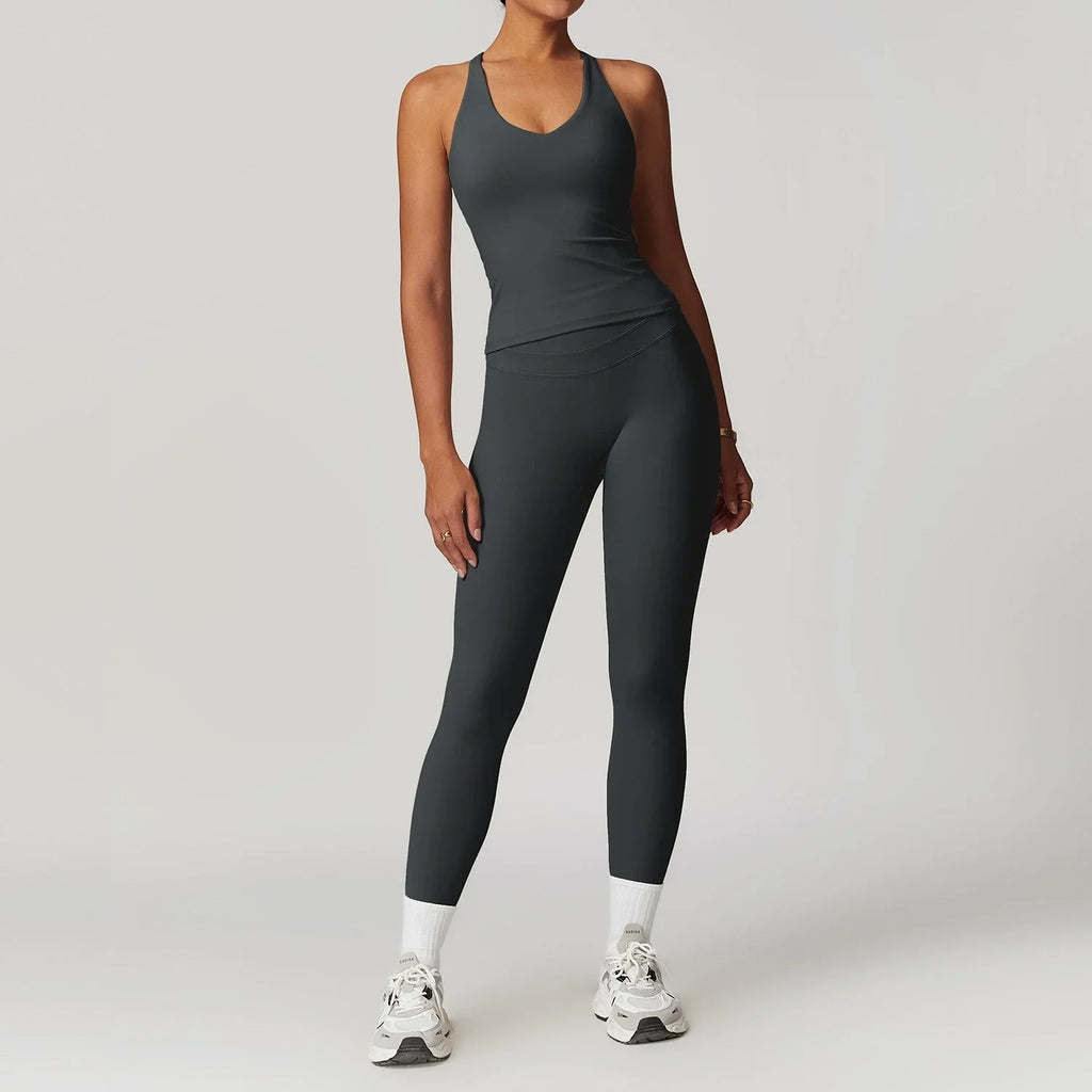 2 Pieces Sportswear Women Yoga Set Gym Clothes Sportswear