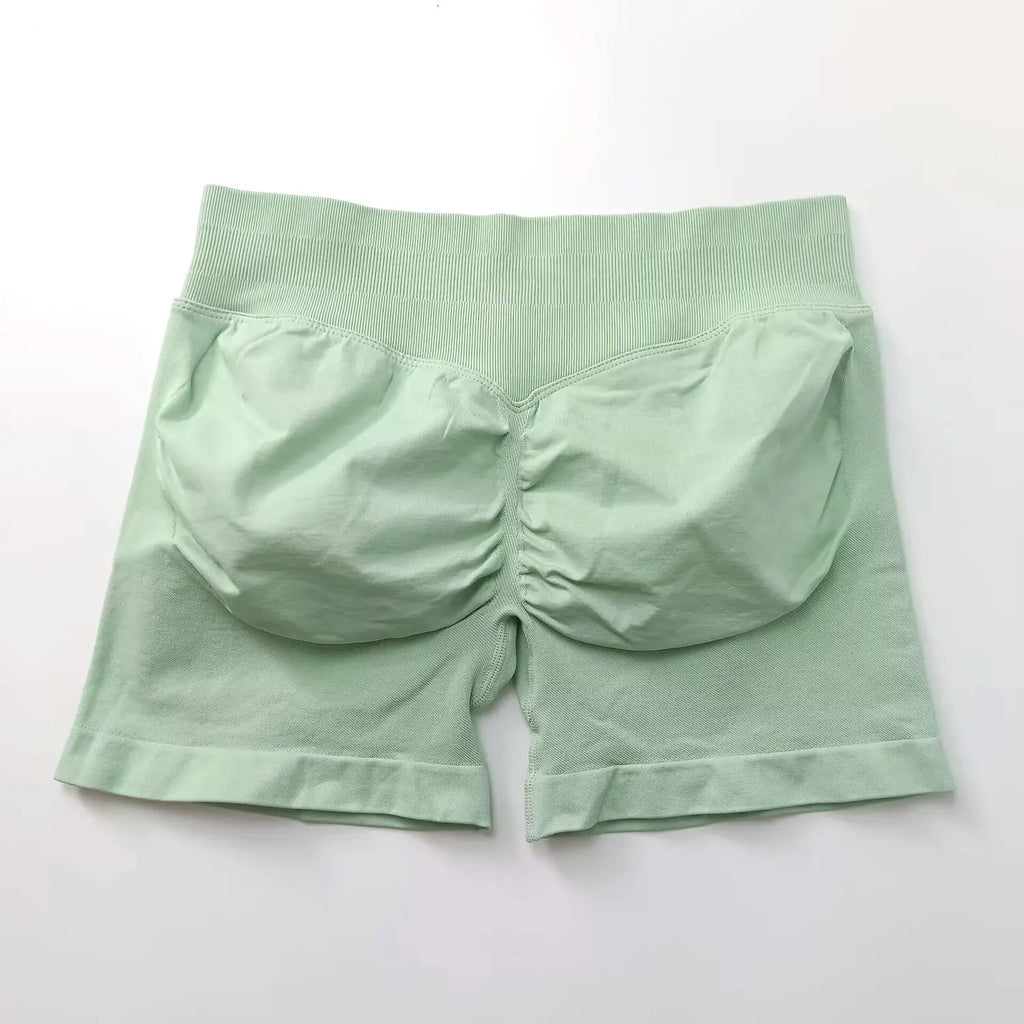 NCLAGEN Seamless Shorts 4.5" Gym Shorts for women