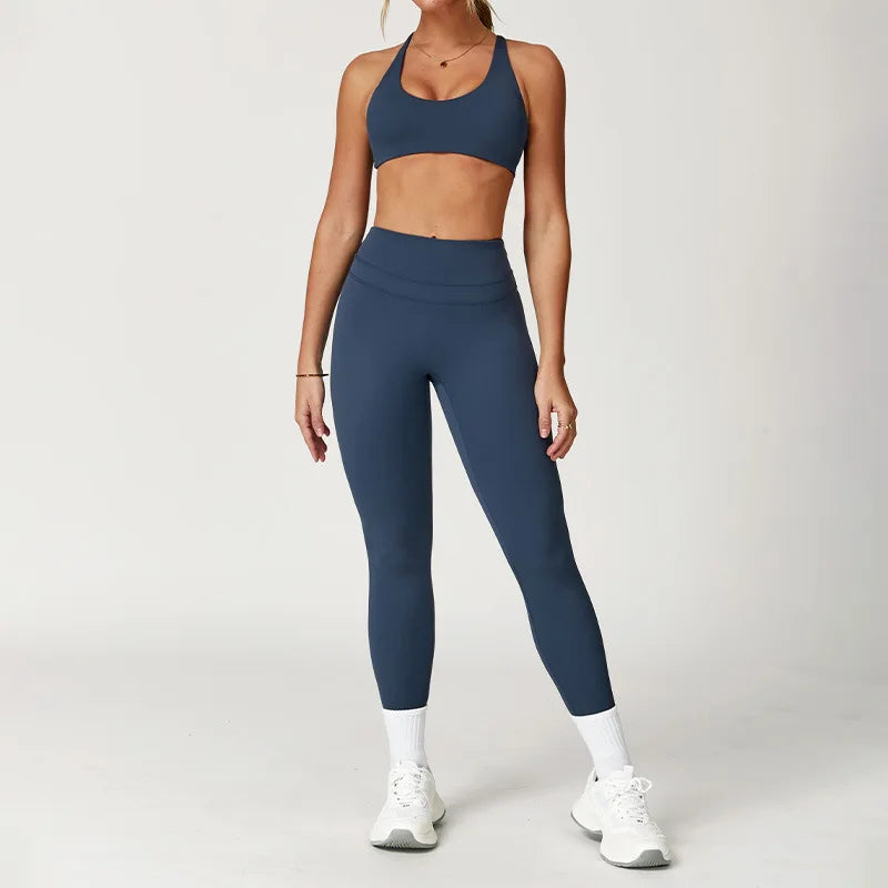 2 Pieces Sportswear Women Yoga Set Gym Clothes Sportswear