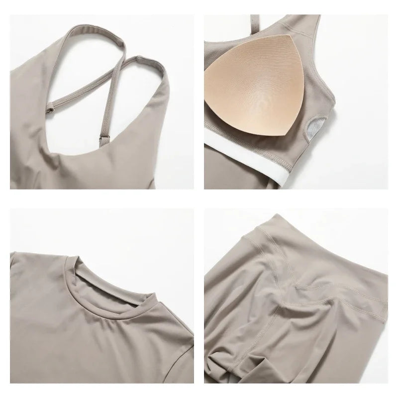 2 Pieces Sportswear Women Yoga Set Gym Clothes Sportswear