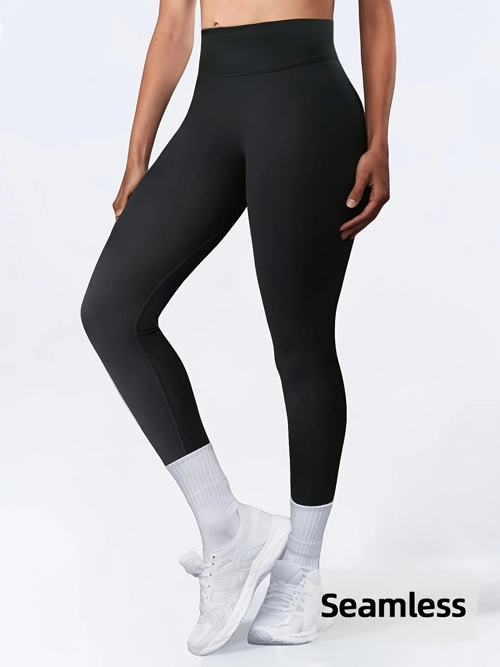 Women's High Waisted Seamless Workout Leggings Butt Lifting