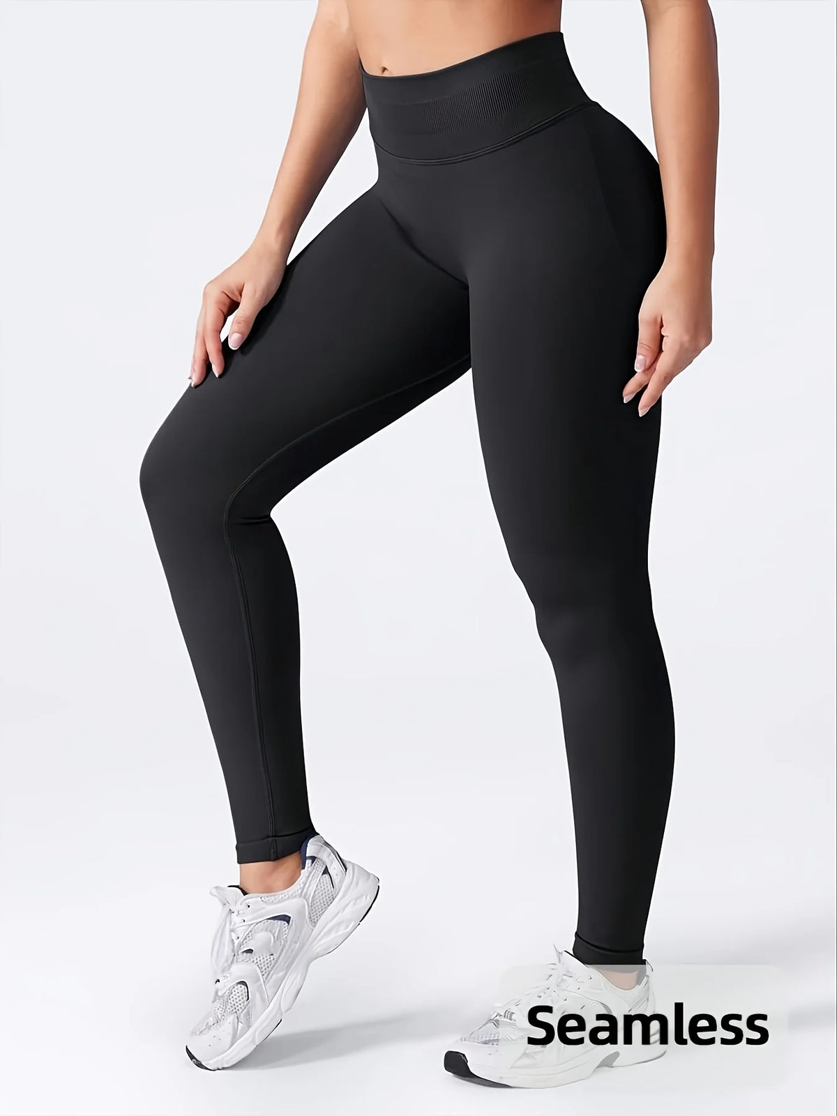 Women's High Waisted Seamless Workout Leggings Butt Lifting