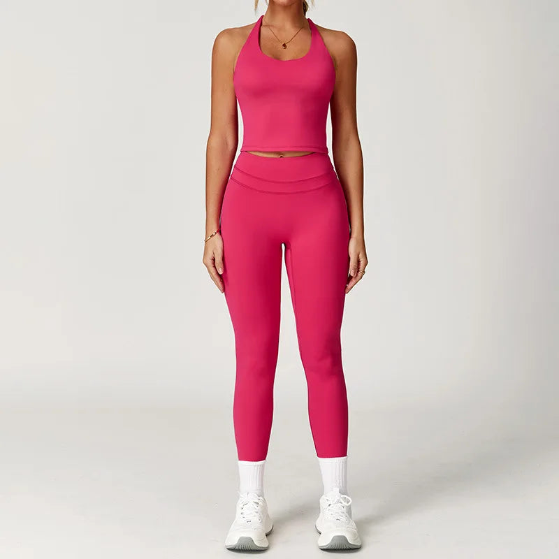 2 Pieces Sportswear Women Yoga Set Gym Clothes Sportswear