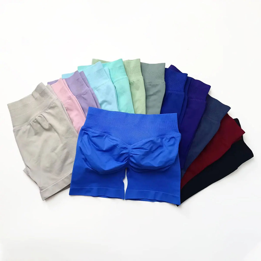 NCLAGEN Seamless Shorts 4.5" Gym Shorts for women