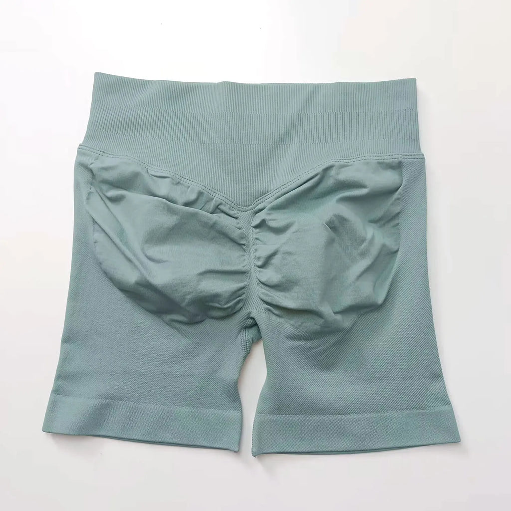 NCLAGEN Seamless Shorts 4.5" Gym Shorts for women