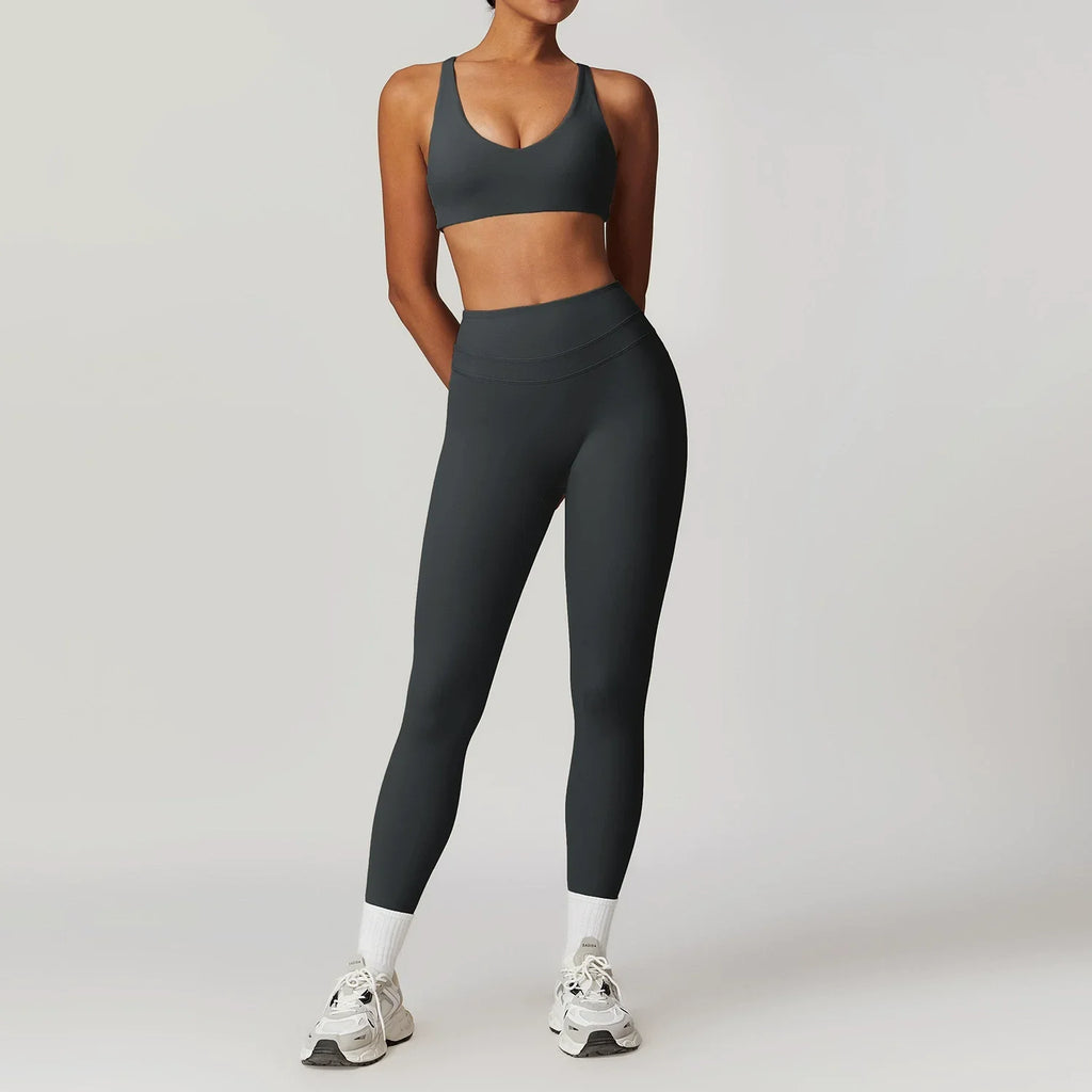2 Pieces Sportswear Women Yoga Set Gym Clothes Sportswear