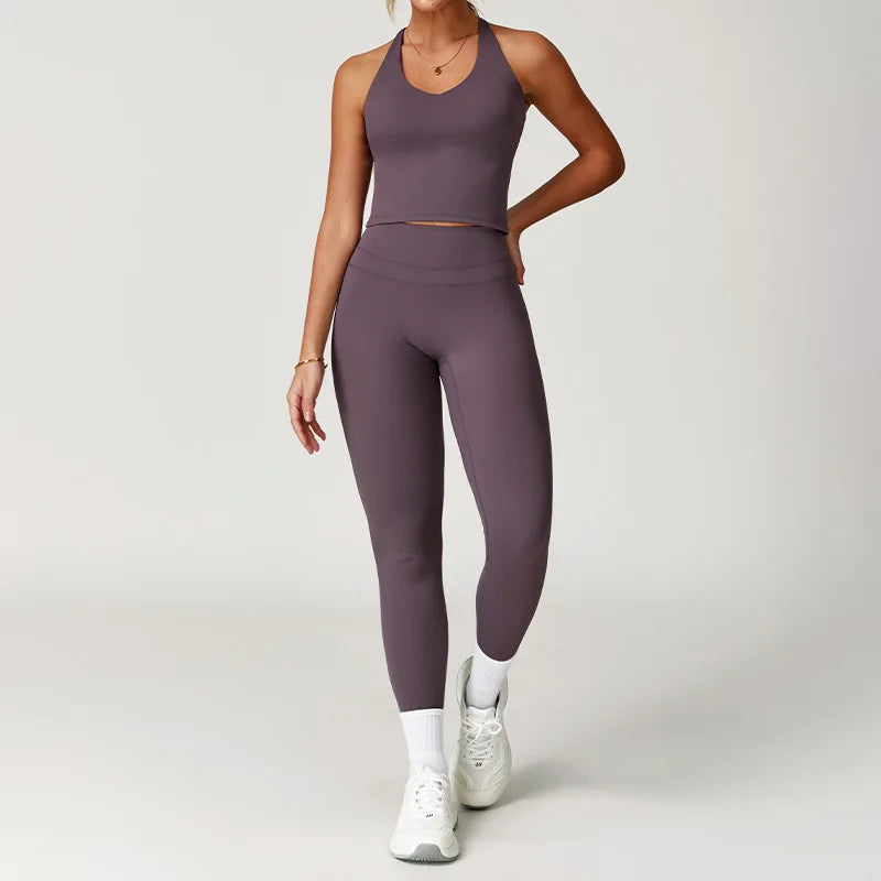 2 Pieces Sportswear Women Yoga Set Gym Clothes Sportswear