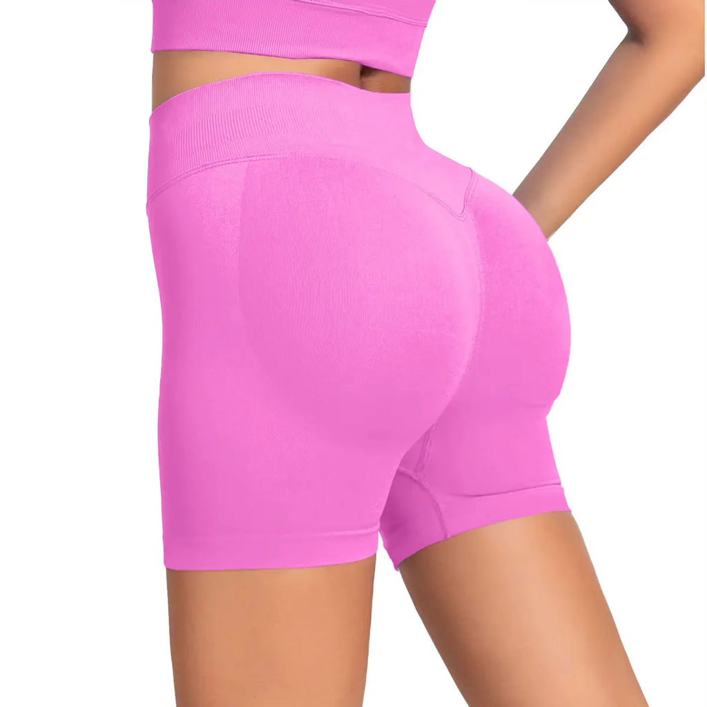 NCLAGEN Seamless Shorts 4.5" Gym Shorts for women