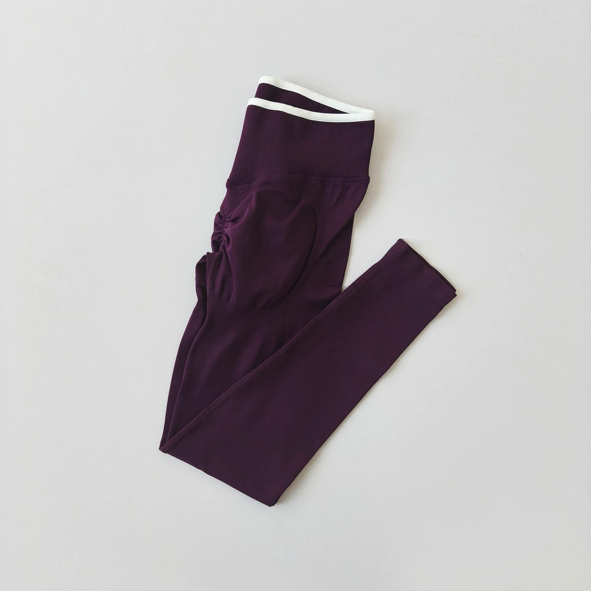 Women's Middle Waist Seamless Yoga Leggings Push-Up Sport Fitness Running Pants